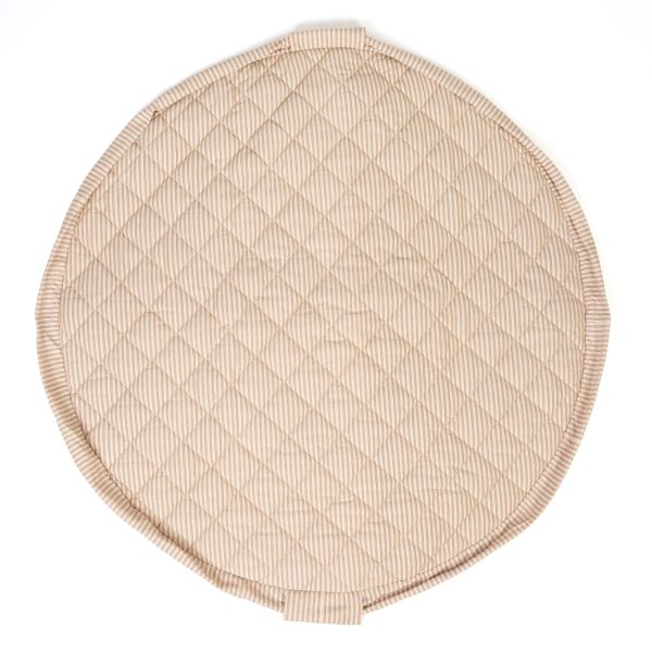 Sac à jouets / tapis d'éveil 2 en 1 Noomad soft Brown Stripes