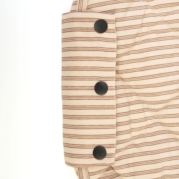 Sac à jouets / tapis d'éveil 2 en 1 Noomad soft Brown Stripes
