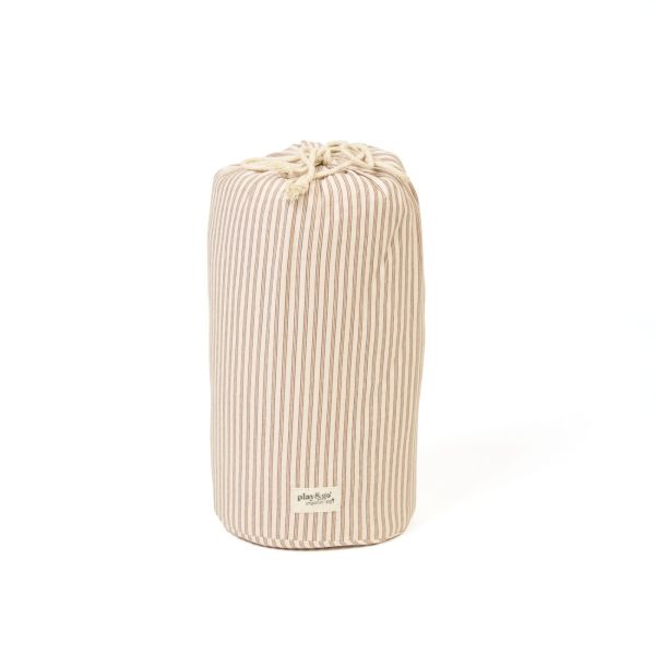 Sac à jouets / tapis d'éveil 2 en 1 Noomad soft Brown Stripes