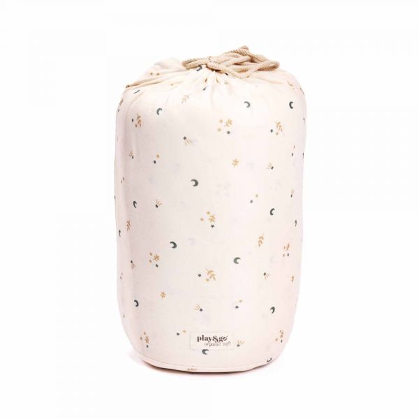 Sac à jouets / tapis d'éveil 2 en 1 en coton Bio - Moon