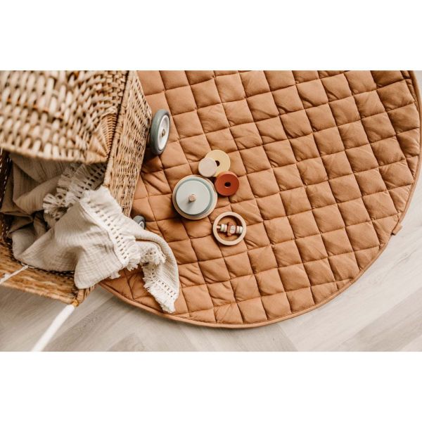 Sac à jouets / tapis d'éveil 2 en 1 Noomad soft Tawny Brown