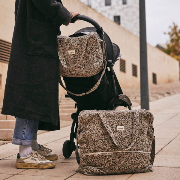 Sac à langer 24/48h Collection Léopard beige