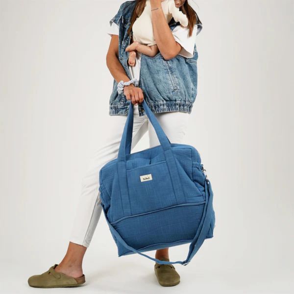 Sac à langer 24/48h Bleu Capri