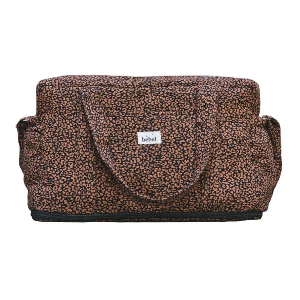 Sac à langer 24/48h Collection Léopard Noir