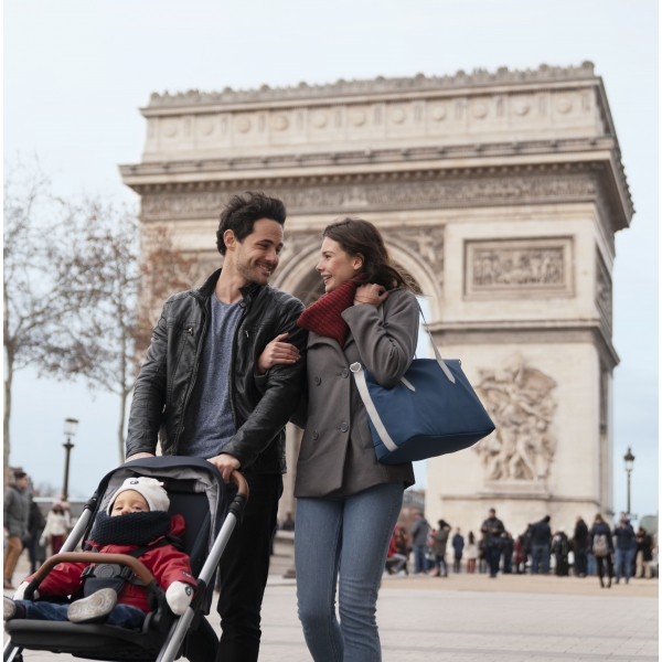 Sac à langer Champs-Elysées Bleu minéral