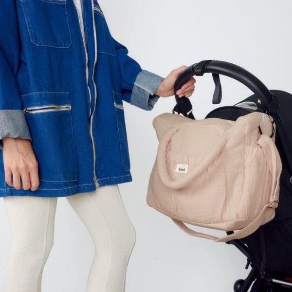 Sac à langer Comme un bonbon Grège