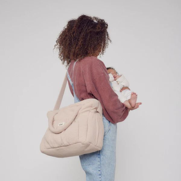 Sac à langer Comme un bonbon Grège