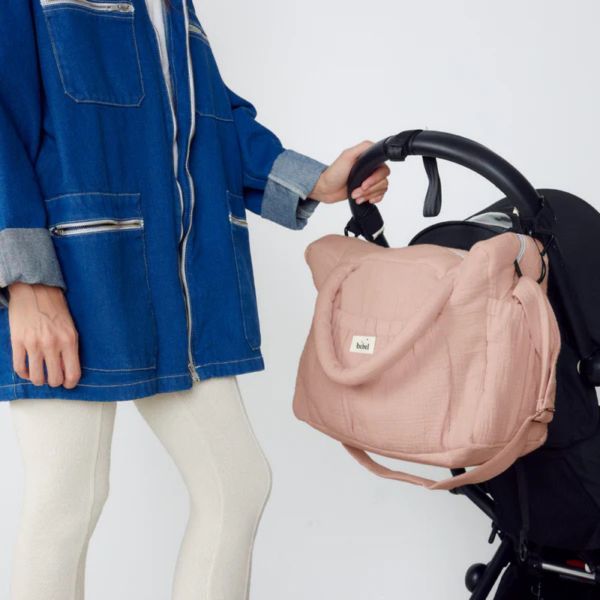 Sac à langer Comme un bonbon Vieux rose
