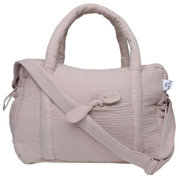 Sac à langer en gaze de coton biscuit