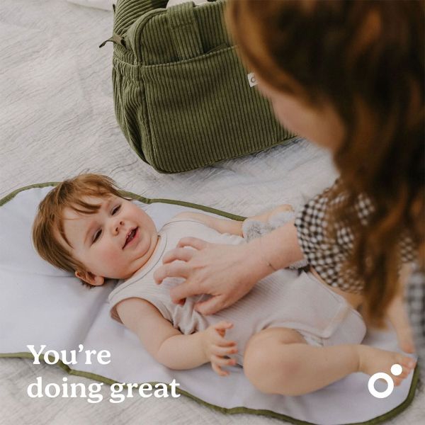 Sac à langer velours côtelé Fluffy Corduroy Kaki