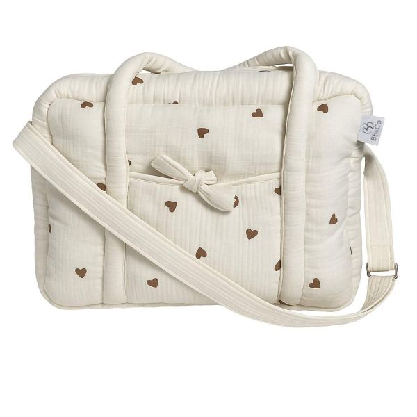 Sac à langer coton Little Coeur