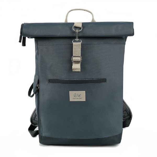 Sac à dos à langer Roll-Top Gris vert