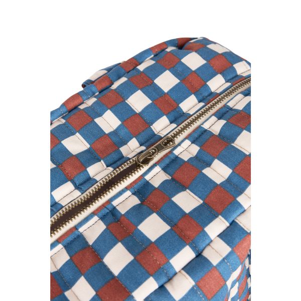 Sac à langer poussette imperméable Hyde Park Blue Red Mosaic