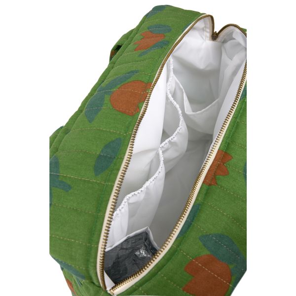 Sac à langer poussette imperméable Hyde Park Green Tulips