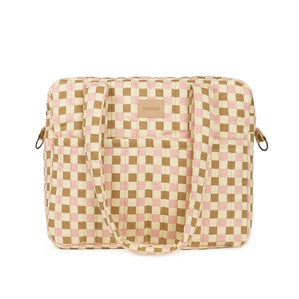 Sac à langer poussette imperméable Hyde Park Yellow Pink Mosaic