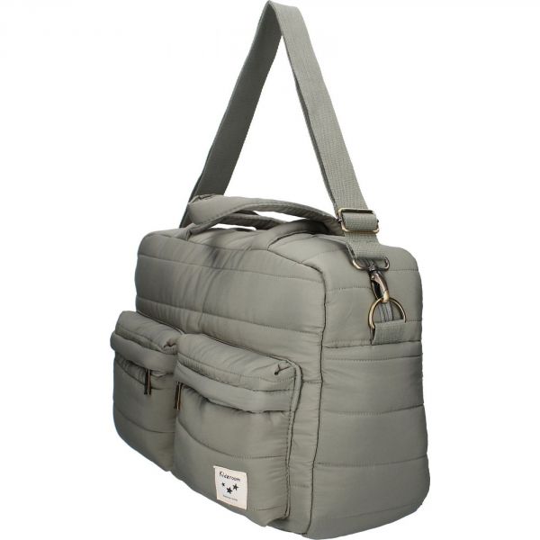 Sac à langer avec matelas à langer - Matelassé imperméable vert