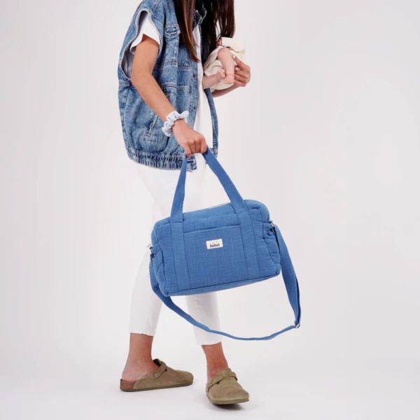 Sac à langer Middle Bleu Capri
