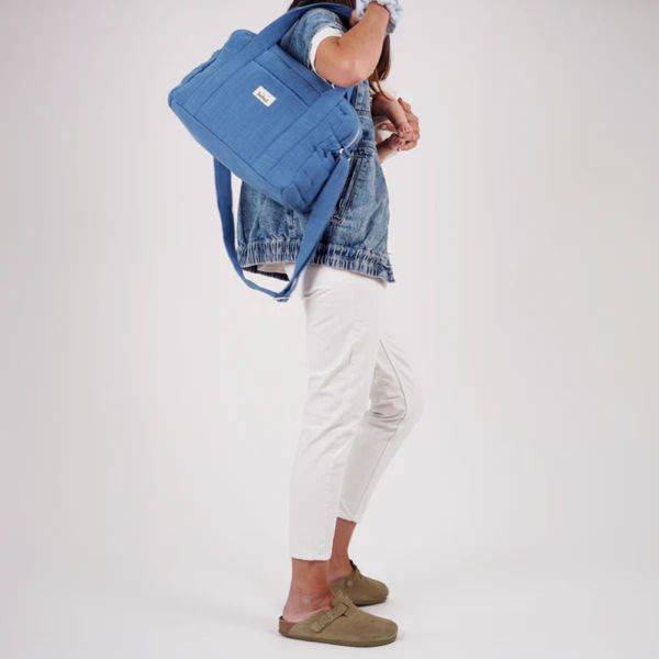 Sac à langer Middle Bleu Capri