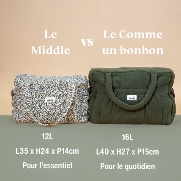 Sac à langer Middle Kaki