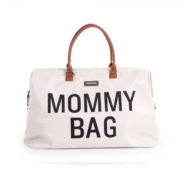 Sac à langer Mommy bag écru + lot de 2 langes 120cm Brique Terrazzo + coffret zéro.zéro biberon 180ml + sucette 2mois