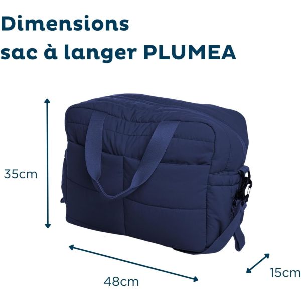Sac à langer Pluméa Bleu nuit