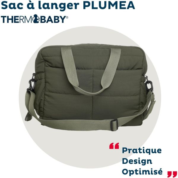Sac à langer Pluméa Vert kaki