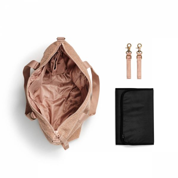 Sac à langer Soft Shell bouclette Pink