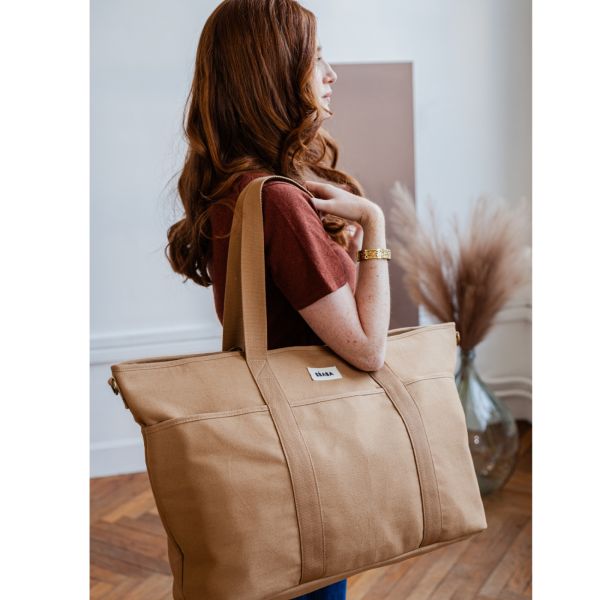 Sac à langer Madrid XXL Ocre