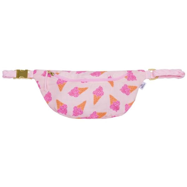 Sac banane pour adulte en gaze cornets de glace