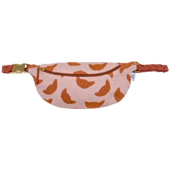 Sac banane pour adulte en gaze de coton croissants