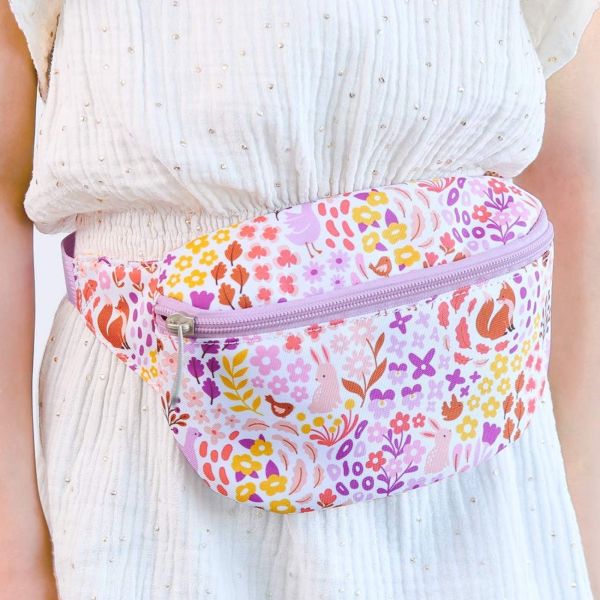 Sac banane enfant Fleurs du jardin