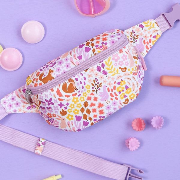 Sac banane enfant Fleurs du jardin