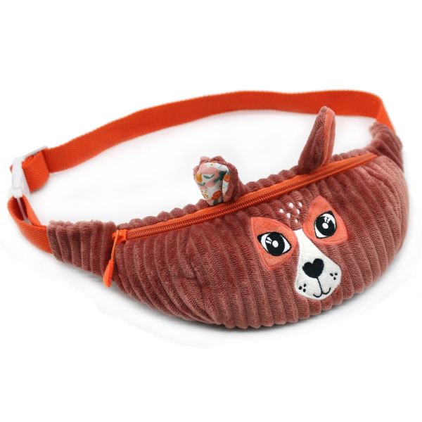 Sac banane enfant velours Mélimélos la Biche