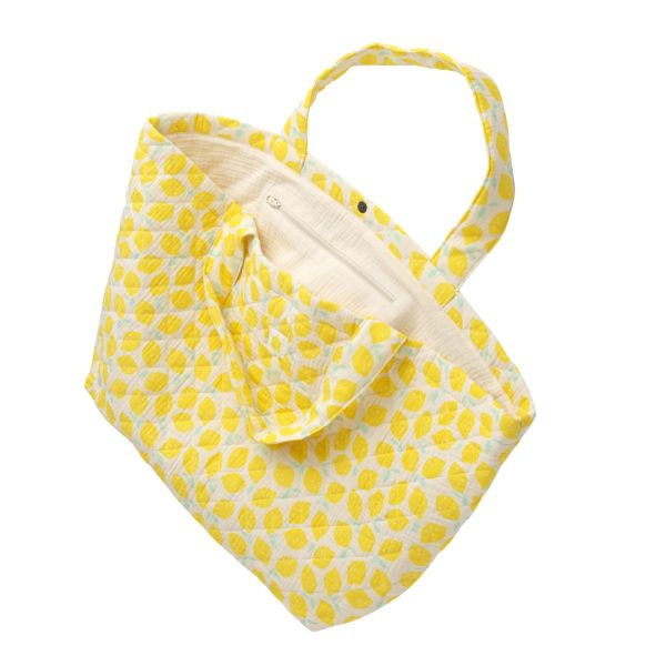 Sac cabas citron