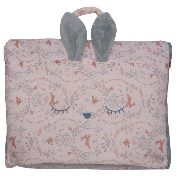 Sac de couchage enfant pliable & nomade jardin enchanté