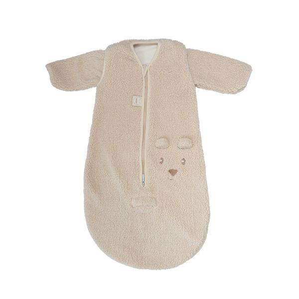 Gigoteuse hiver 3-9 mois manches amovibles Bear Crème