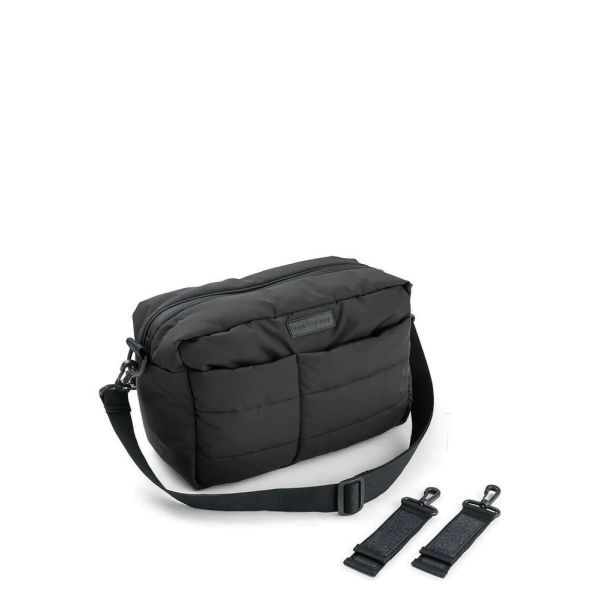 Sac de poussette matelassé Noir