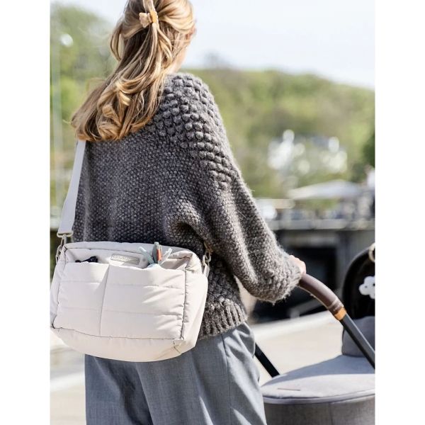 Sac de poussette matelassé Sable