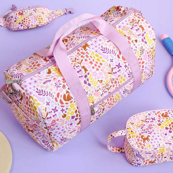 Sac week-end Fleurs du jardin