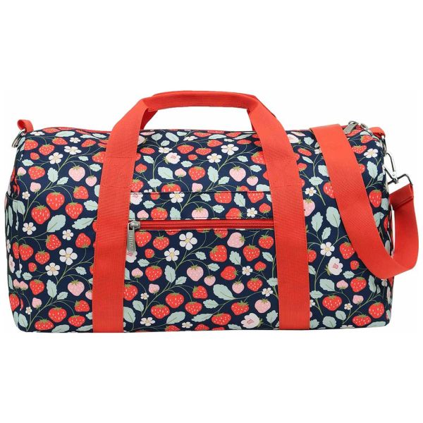 Sac de voyage enfant avec bandoulière Fraises