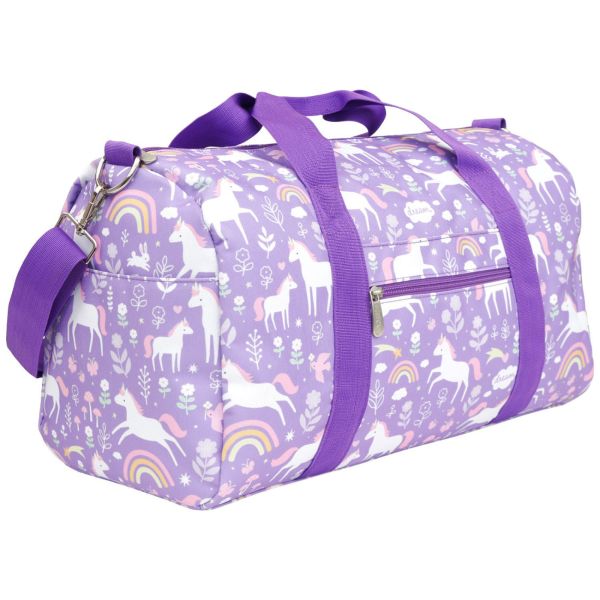 Sac de voyage enfant avec bandoulière Rêves de licorne