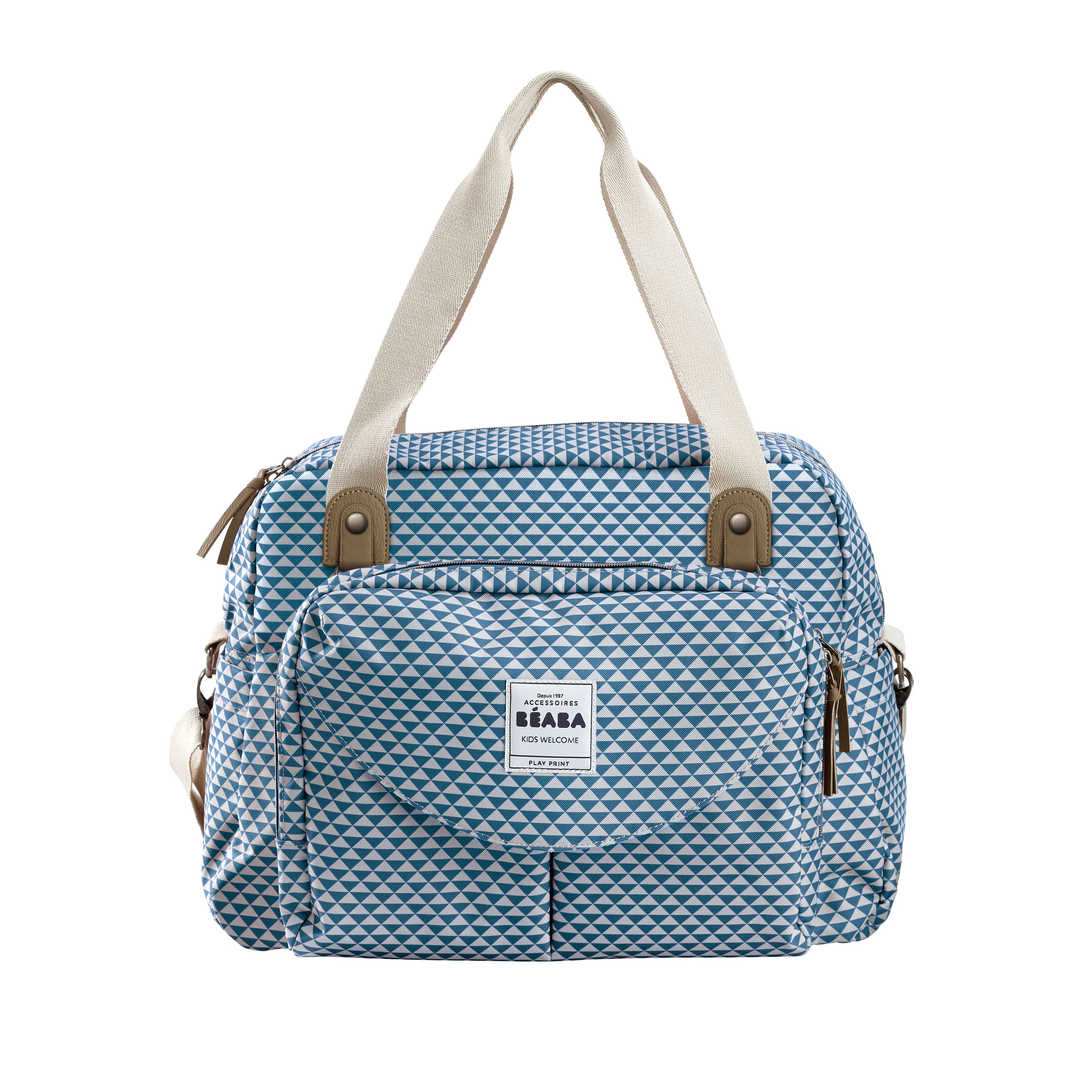 Sac à langer Genève 2 PLAY PRINT bleu BEABA, Vente en ligne de Sac