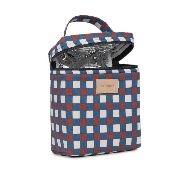 Sac repas isotherme Hyde Park Blue Red Mosaic