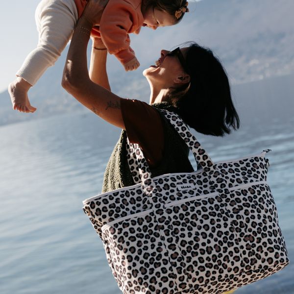 Sac à langer Madrid Léopard Clay