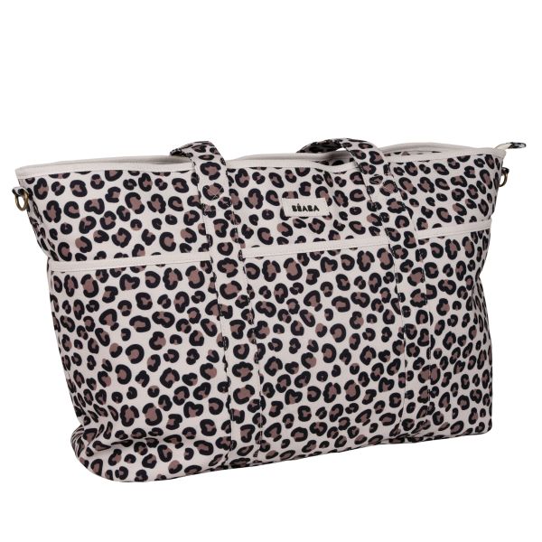 Sac à langer Madrid XXL Léopard Clay