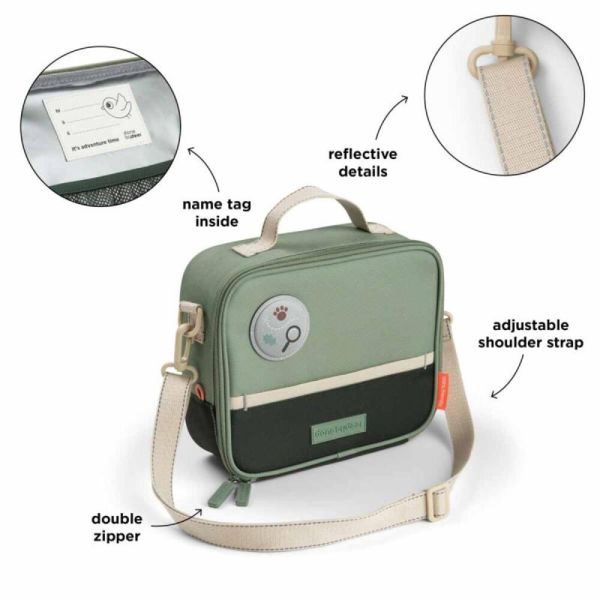 Sac repas isotherme Tiny trails vert