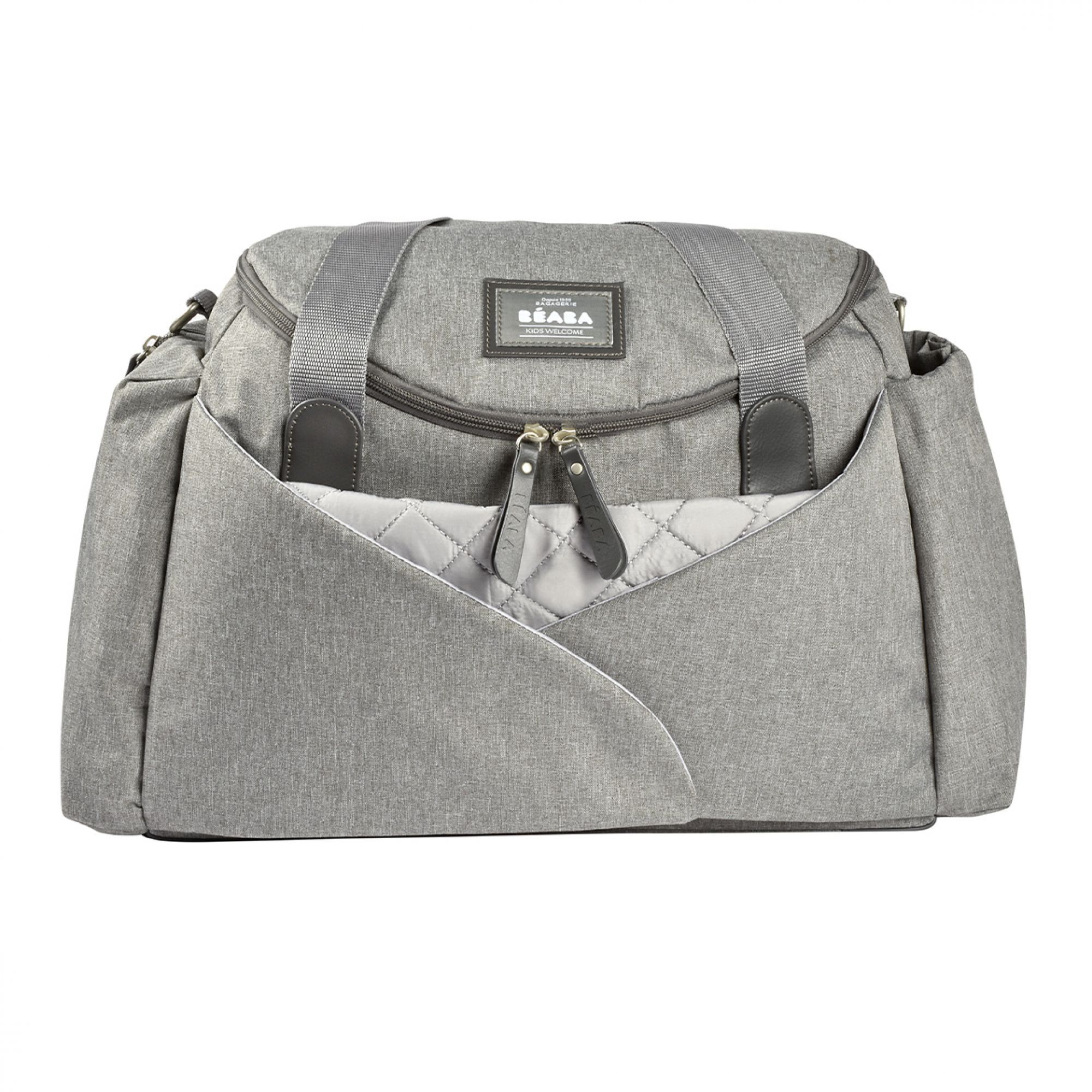 Sac à langer Sydney Gris Chiné - Made in Bébé