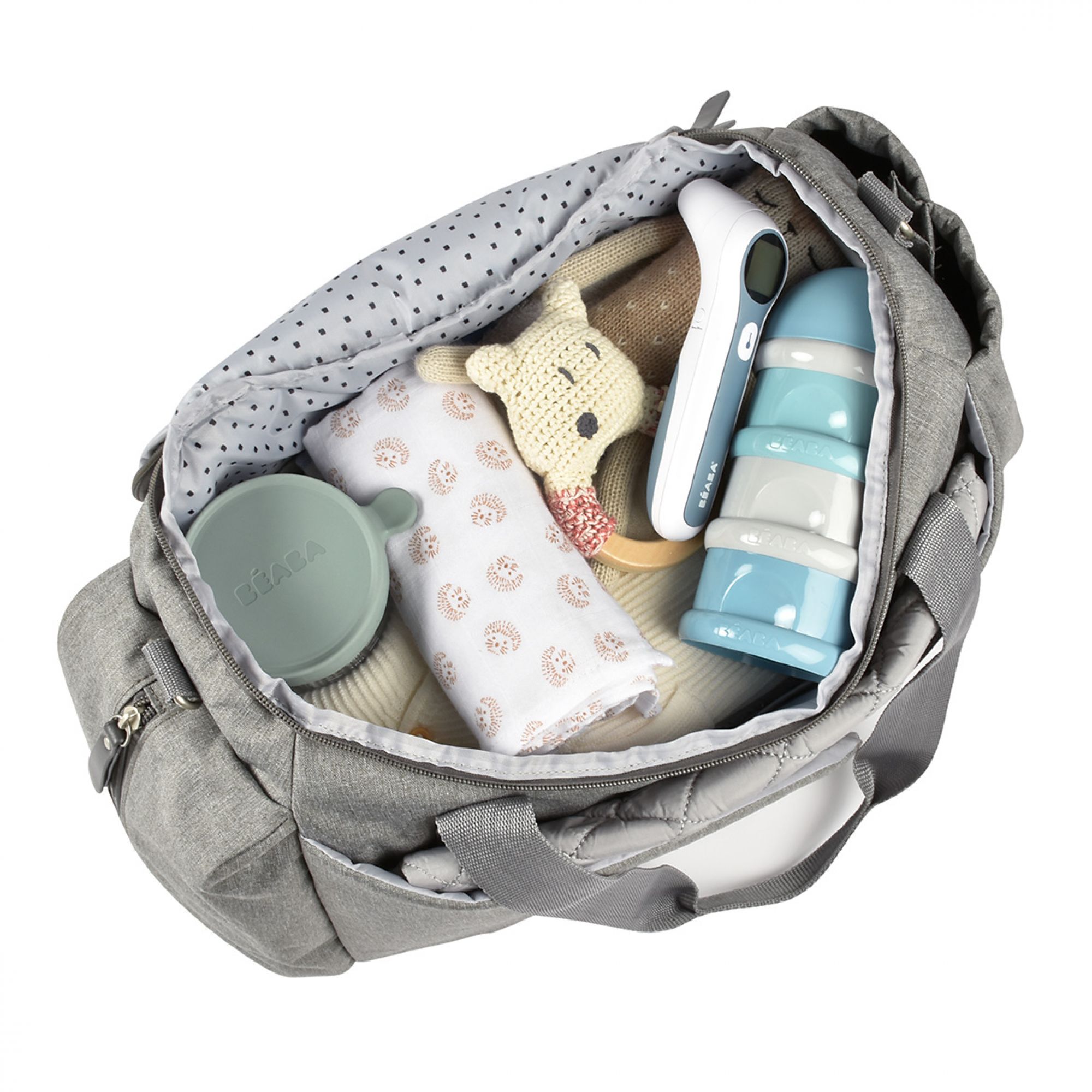 Sac de rangement pour porte-bébé Gris Chiné