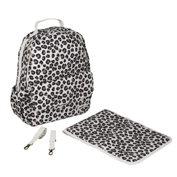 Sac à dos à langer Tokyo 21 L Léopard Clay