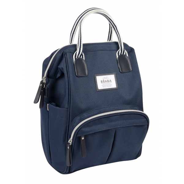 Sac à langer à dos Wellington bleu marine